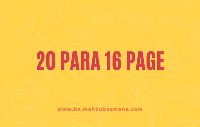 20 Para 16 Page