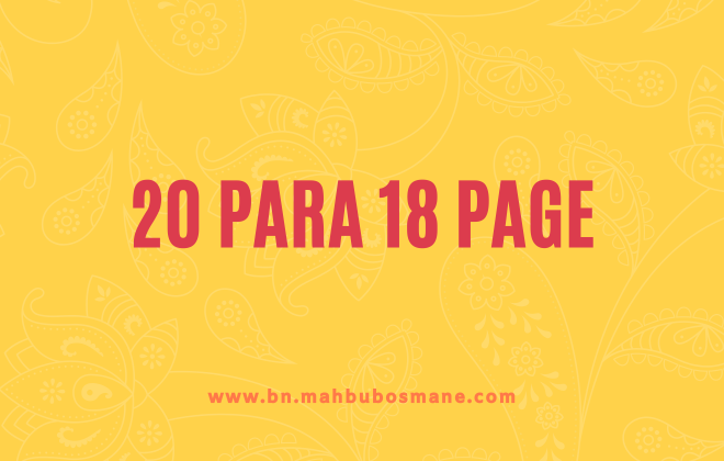 20 Para 18 Page